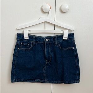 Zara Dark Blue Denim Mini Skirt